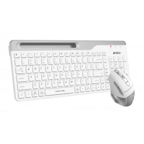 Клавиатура + мышь A4Tech Fstyler FB2535C клав:бел/серый мышь:бел/серый USB беспроводная Bluetooth/Радио slim (FB2535C ICY WHITE) Клавиатура + мышь A4Tech Fstyler FB2535C клав:бел/серый мышь:бел/серый USB беспроводная Bluetooth/Радио slim (FB2535C ICY WHITE)